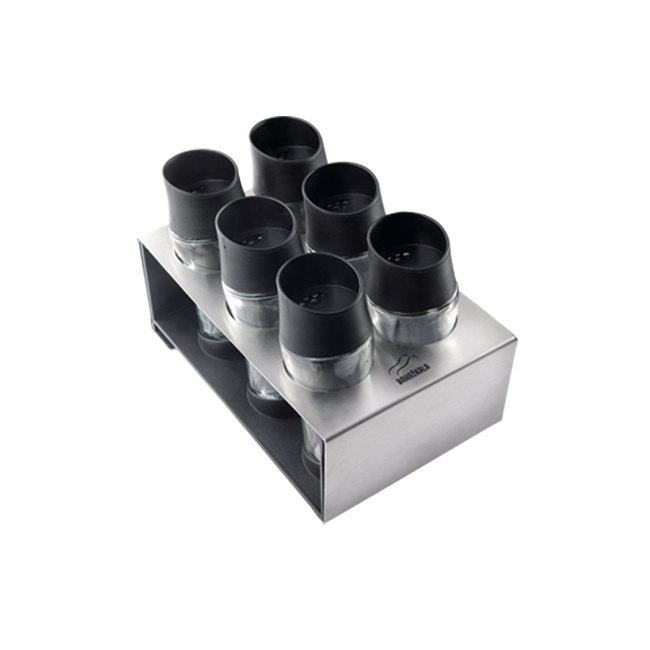 Spice Jars Set with Rack