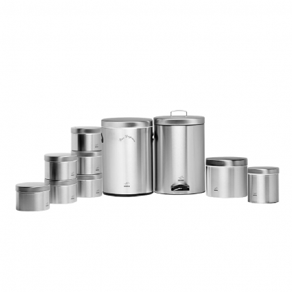 Steel Dowry Set - Steel Lid (10Pieces)