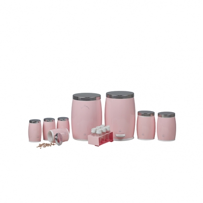 سرویس-15-پارچه-صورتی -لایت- در استیل