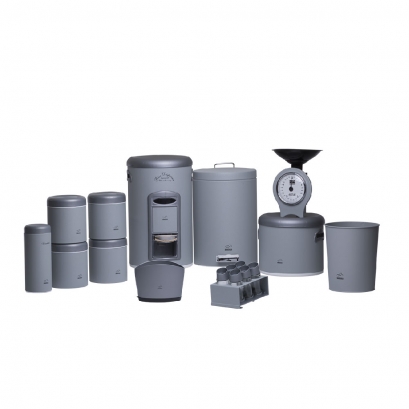 Silver Dowry Set - Plastic Lid (18Pieces)