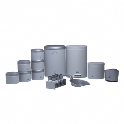 Silver Dowry Economic Set - Plastic Lid (18 Pieces) Silver Dowry Economic Set - Plastic Lid (18 Pieces)