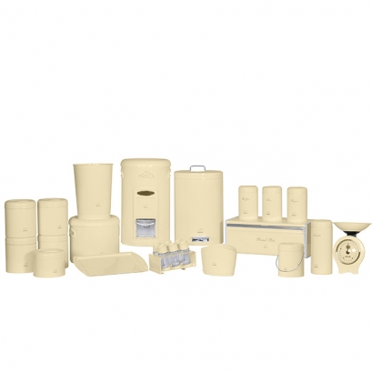 Cream Dowry Set - Plastic Lid (25 Pieces)