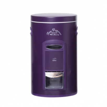 سطل برنج پیمانه دار بنفش سمباده ای