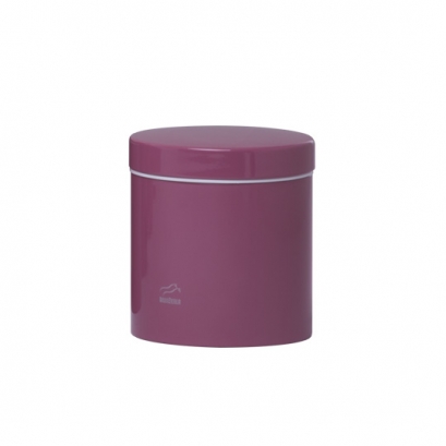 Peach Grain Canister - Metal Lid