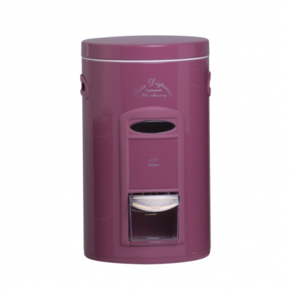 سطل برنج پیمانه دار گلبهی فلزی