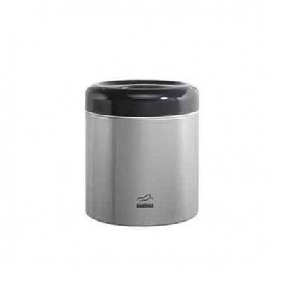 Steel-Black Grain Canister - Plastic Lid Steel-Black Grain Canister - Plastic Lid