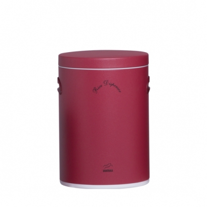 Red Rice Bin - Metal Lid