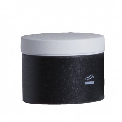 Wrinkle Black Chocolate Can - White Lid