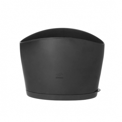 Black utensil holder