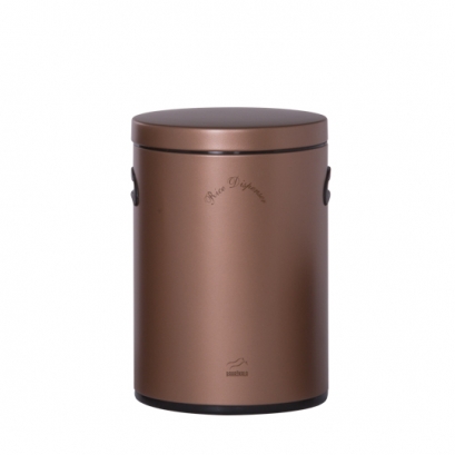 Copper Rice Bin - Metal Lid