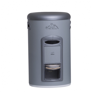 سطل برنج پیمانه دار نقره ای در پلیمری