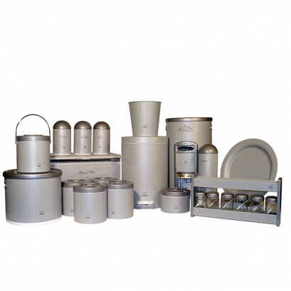 Silver  Dowry Set - Plastic Lid (23 Pieces)