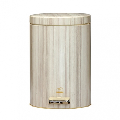 Beech Pedal Bin - 14 Liters (Metal Lid)