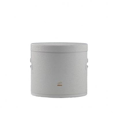 Wrinkle White  Sugar Cube Canister - Metal Lid Wrinkle White  Sugar Cube Canister - Metal Lid