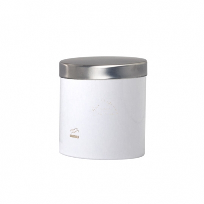 White-Steel Grain Canister - Steel Lid White-Steel Grain Canister - Steel Lid