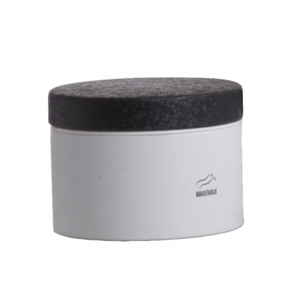 Wrinkle White Chocolate Can - Black Lid