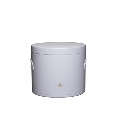 White Sugar Cube Canister - Metal Lid White Sugar Cube Canister - Metal Lid