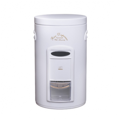 سطل برنج پیمانه دار سفید در فلزی 