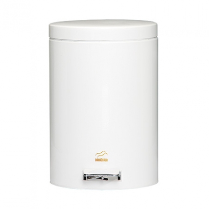 سطل 14 لیتری پدالدار سفید براق