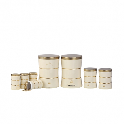 سرویس-8-پارچه-دوخط-کرم-در-استیل-طلایی سرویس-8-پارچه-دوخط-کرم-در-استیل-طلایی