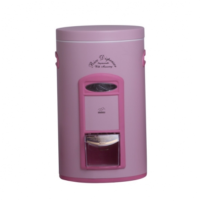 سطل برنج پیمانه دار صورتی سمباده ای