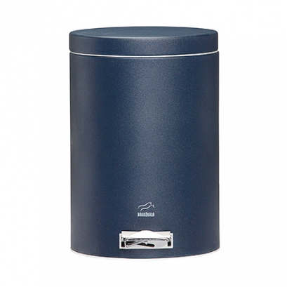 Navy blue Pedal Bin - 14 Liters (Metal Lid)