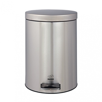 Steel Pedal Bin Silent - 14 Liters (Steel Lid ) Steel Pedal Bin Silent - 14 Liters (Steel Lid )