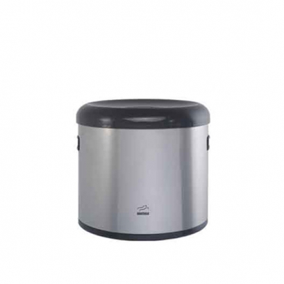 Steel-black Sugar Cube Canister - Plastic Lid  Steel-black Sugar Cube Canister - Plastic Lid