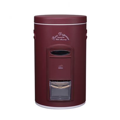 سطل برنج پیمانه دار زرشکی سمباده ای