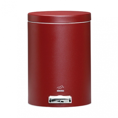 Crimson Pedal Bin - 14 Liters (Metal Lid)