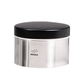 Steel-Black Chocolate Can - Metal Lid